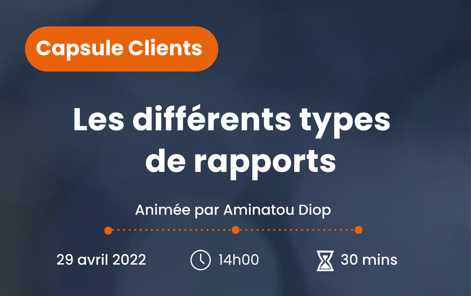 Capsule - les différents types de rapports