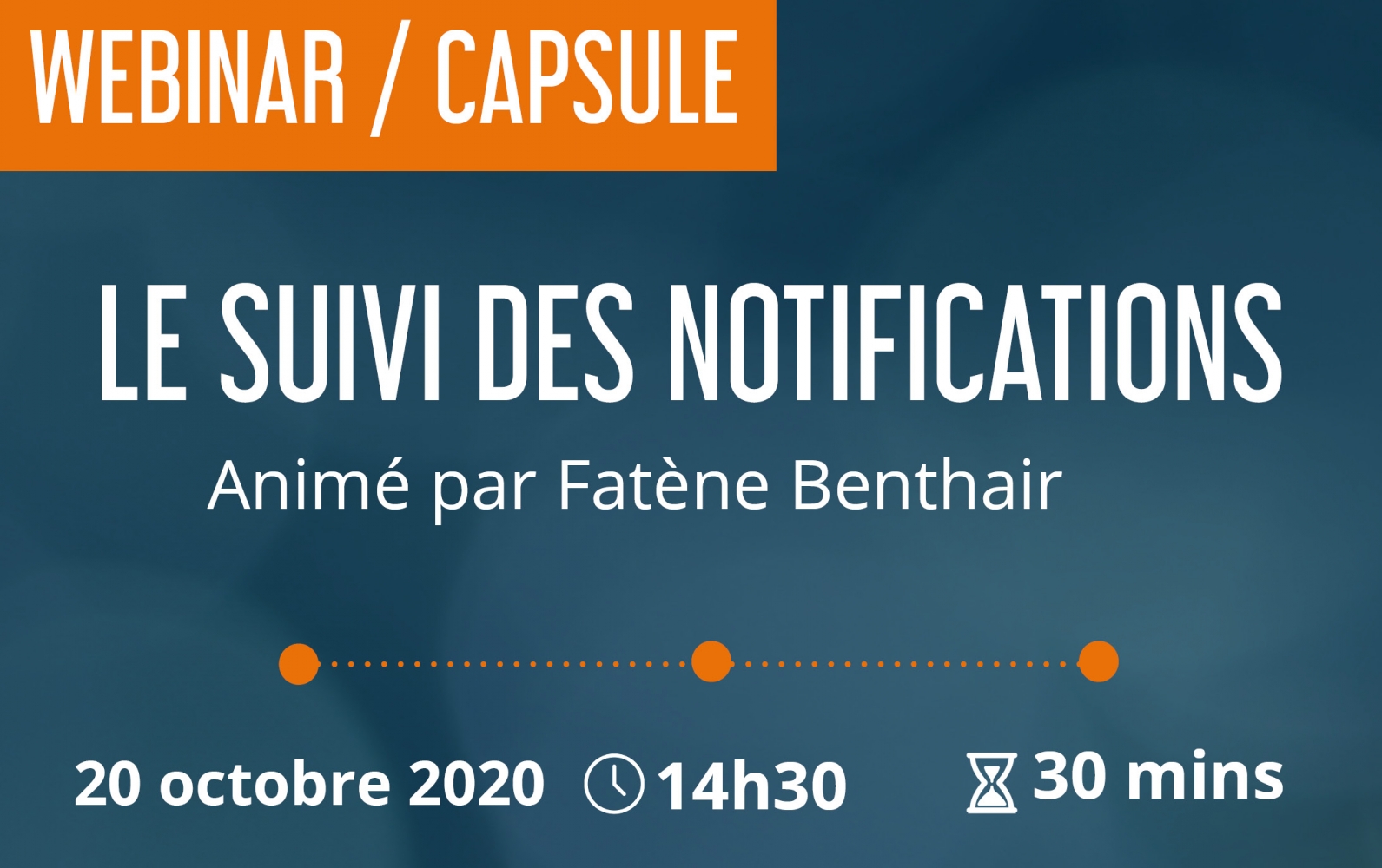 Webinar du 20 octobre 2020 : Le suivi des notifications