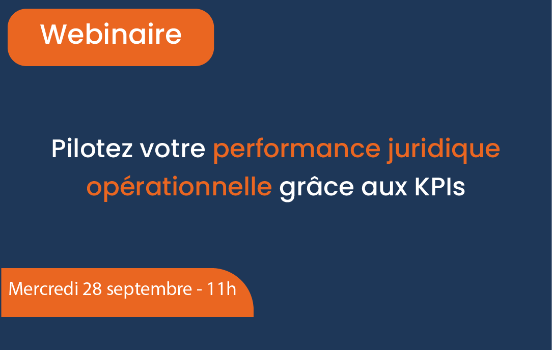 Webinaire - Pilotez votre performance juridique opérationnelle grâce aux KPIs